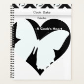 Butterfly Heart Cook Bake Saute Planner (Voorkant)
