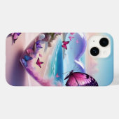 Butterfly Heart Escape - Ocean Dream Case-Mate iPhone Case (Achterkant (horizontaal))