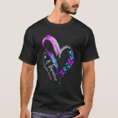 Butterfly Heart I_m Survivor Suicide Prevention T-shirt (Voorkant)