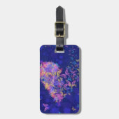 Butterfly Heart - Love Bagagelabel (Voorkant verticaal)