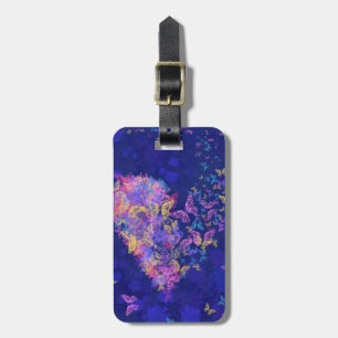 Butterfly Heart - Love Bagagelabel