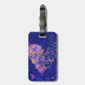 Butterfly Heart - Love Bagagelabel (Achterkant verticaal)