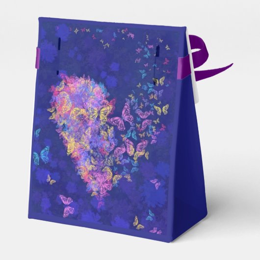Butterfly Heart - Love Bedankdoosjes (Achterkant)