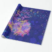 Butterfly Heart - Love - Cadeaupapier (Uitgerold)