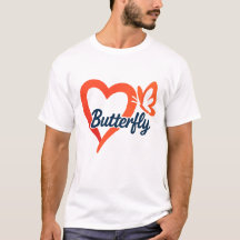 Butterfly Heart Love Design | Romantische typograf