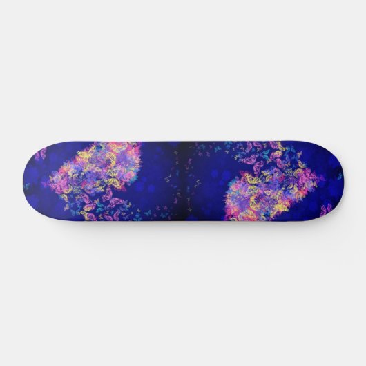 Butterfly Heart - Love - Persoonlijk Skateboard (Horizontaal)