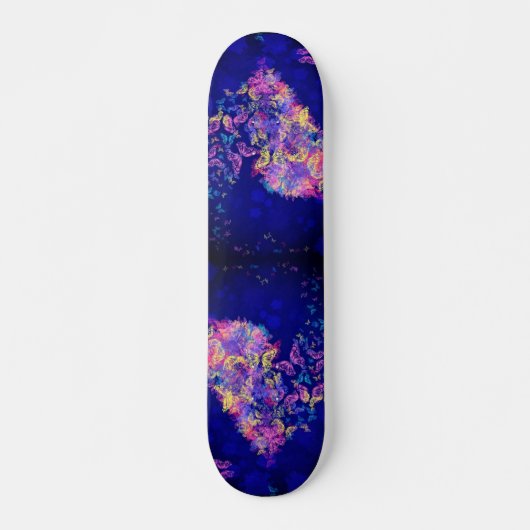 Butterfly Heart - Love - Persoonlijk Skateboard (Voorkant)