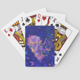 Butterfly Heart - Love - Pokerkaarten