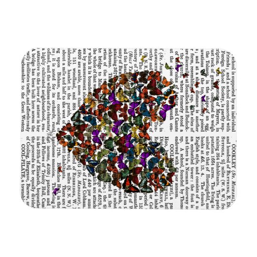 Butterfly Heart Magneet (Horizontaal)