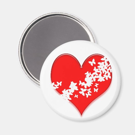 Butterfly Heart Magneet (Voorkant / Achterkant)