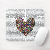 Butterfly Heart Muismat (Met muis)