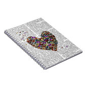 Butterfly Heart Notitieboek (Rechterzijde)