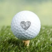 Butterfly Heart Patroon Golfballen (Insitu Shirt)