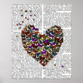 Butterfly Heart Poster (Voorkant)