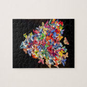 Butterfly Heart Puzzle Legpuzzel (Horizontaal)