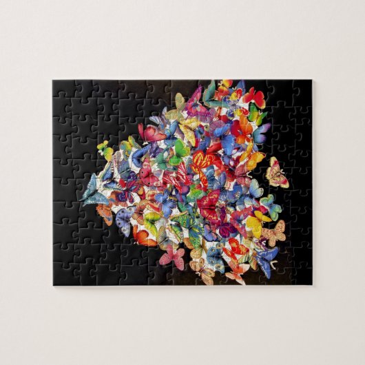 Butterfly Heart Puzzle Legpuzzel (Horizontaal)