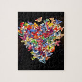 Butterfly Heart Puzzle Legpuzzel (Verticaal)