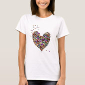 Butterfly Heart T-shirt (Voorkant)