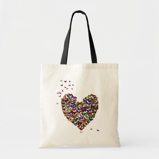 Butterfly Heart Tote Bag (Voorkant)