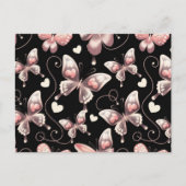 Butterfly Hearts Design Briefkaart (Voorkant)