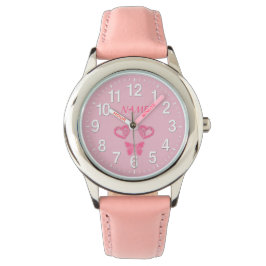 Butterfly & Hearts Gepersonaliseerde horloges voor