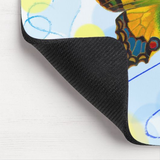 Butterfly Hearts Mousepad Muismat (Hoek)