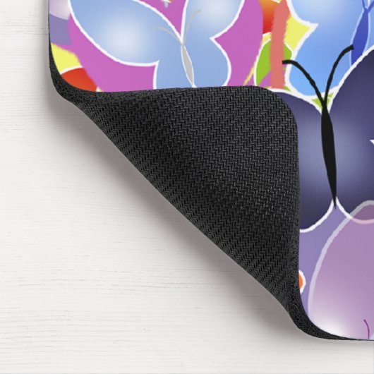 Butterfly Hearts Muismat (Hoek)