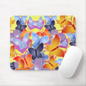 Butterfly Hearts Muismat (Met muis)