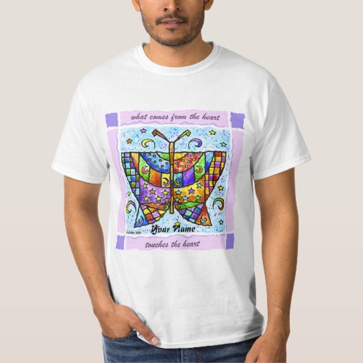 Butterfly Hearts T-shirt (Voorkant)