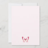 Butterfly Hearts-Vrijgezellenfeest Kaart (Achterkant)