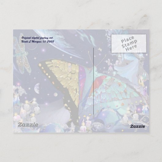 Butterfly Heaven Briefkaart (Achterkant)