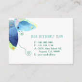 Butterfly Heaven Hair Stylist Visitekaartje (Achterkant)