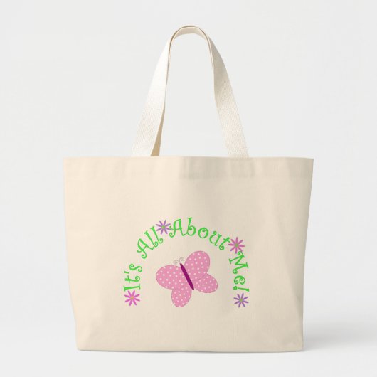 Butterfly heeft alles over mij Canvas tas (Voorkant)