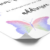 Butterfly Help de Drukke Mum-to-Be Poster (Hoek)