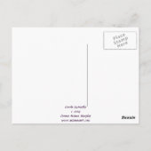 Butterfly - Heren Briefkaart (Achterkant)