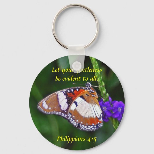 Butterfly - Heren Sleutelhanger (Voorkant)