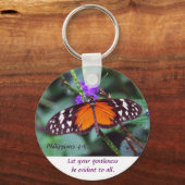 Butterfly - Heren Sleutelhanger (Voorkant)