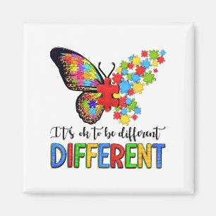 Butterfly Het is OK om anders te zijn Autisme Bewu Magneet