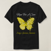 Butterfly hoopt op een echte arcoma awarenes van E T-shirt (Design voorkant)