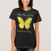 Butterfly hoopt op een zuiver kankerbewustzijn t-shirt (Voorkant)