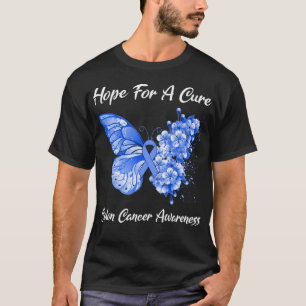 Butterfly hoopt op een zuiver kankerbewustzijn t-shirt