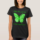 Butterfly hoopt op een zuiver non-hodgkin lymfoom t-shirt (Voorkant)