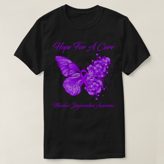 Butterfly hoopt op een zuivere macrodegeneratie aw t-shirt (Design voorkant)