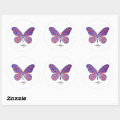 Butterfly Hope Ronde Sticker (Vel)