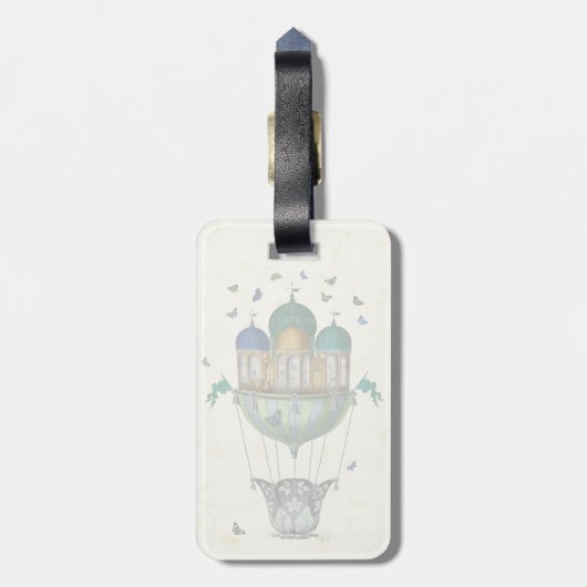 Butterfly House 2 Bagagelabel (Achterkant verticaal)