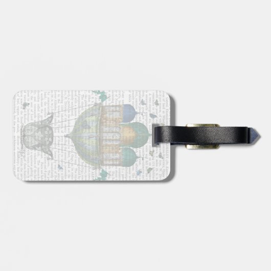 Butterfly House Bagagelabel (Achterkant horizontaal)