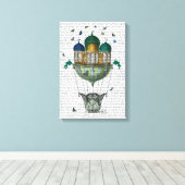 Butterfly House Canvas Afdruk (Insitu (Houten vloer))