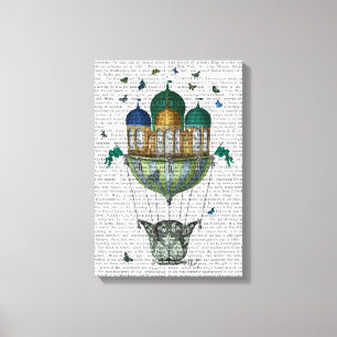 Butterfly House Canvas Afdruk