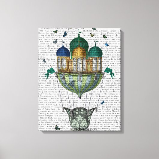 Butterfly House Canvas Afdruk (Voorkant)