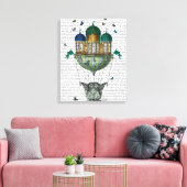 Butterfly House Canvas Afdruk (Insitu (Woonkamer))